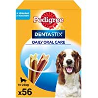 Pedigree Dentastix Snack Dental para la Higiene Oral de Perros Medianos (1 Pack de 56ud)